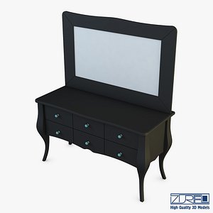 arron cosmetic dressing table 3D model