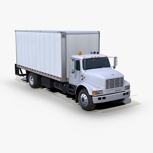 International 4900 Box truck s01 2002 model