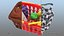 Children Shopping Baskets and Carts Collection 3D model