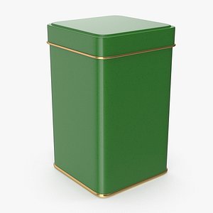 3D Tin Box - Long model