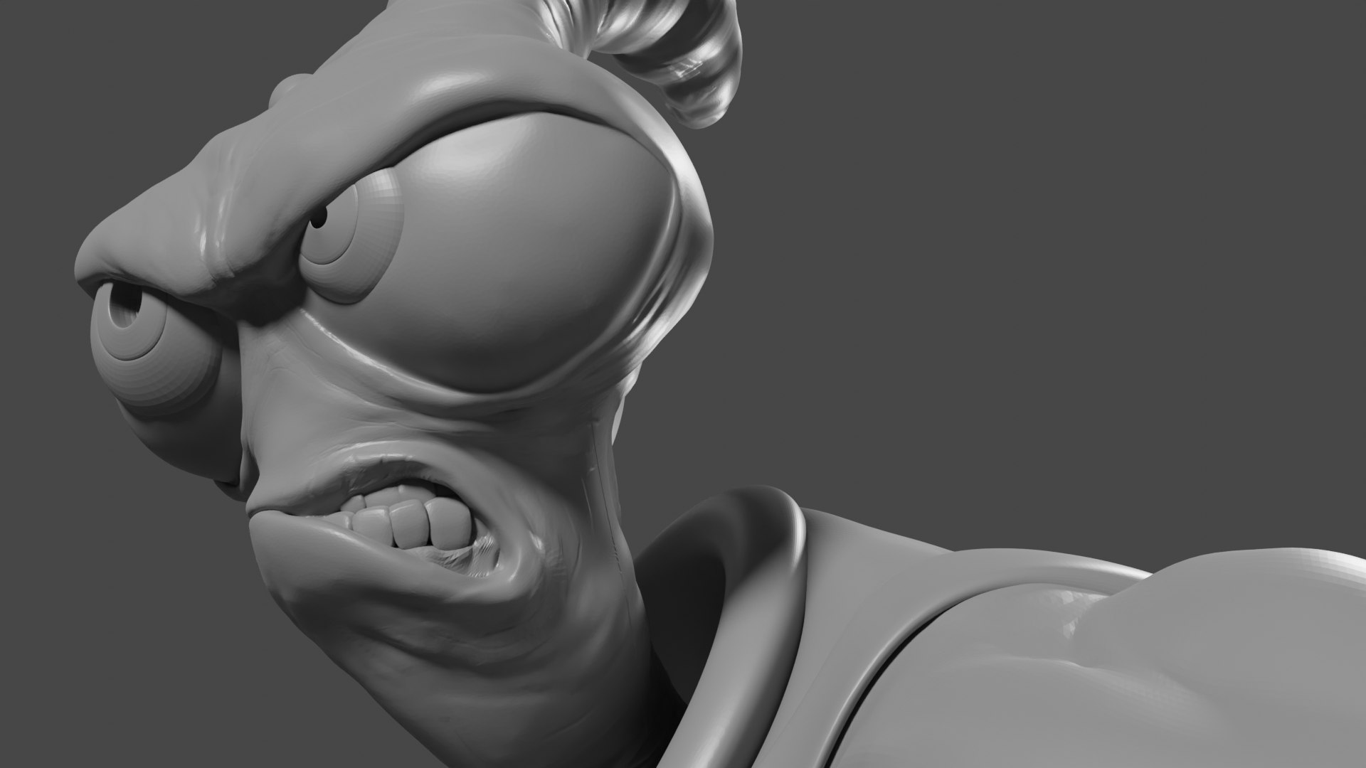 Earthworm Character Model - TurboSquid 2198077