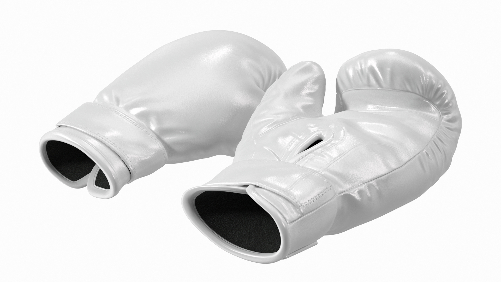 White Sparring Boxing Gloves 3D Model TurboSquid 2151396