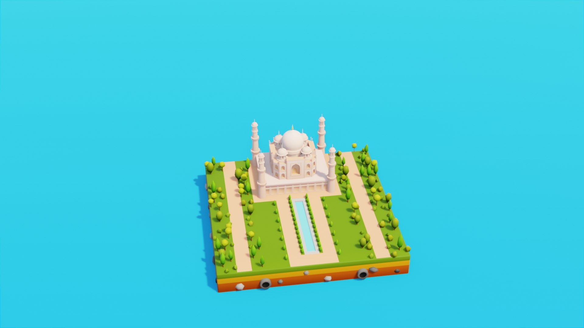 Low Poly LandMarks 3D model https://p.turbosquid.com/ts-thumb/5n/OwuVi6/1D/1_0035/jpg/1773799837/1920x1080/fit_q87/4477c7bd822a0a0a773a6f1b55ce304095497eef/1_0035.jpg