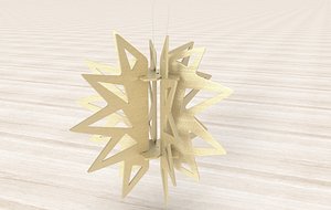 3D tree ornament 2