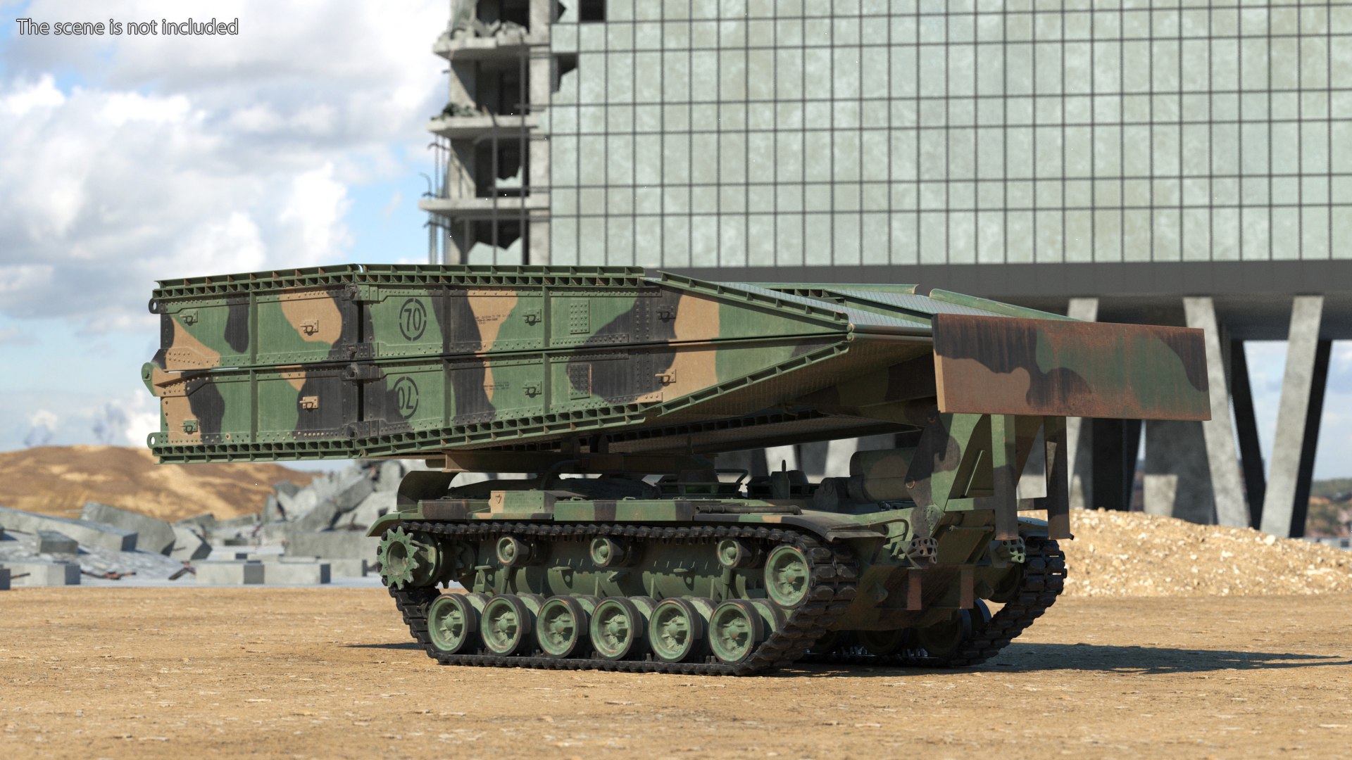 3D AVLB M60A1 Armored Vehicle Launched Bridge Rigged Model - TurboSquid ...