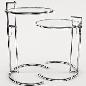 eileen gray adjustable table 3d 3ds