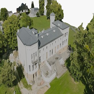 Lusowo Palace Photogrammetry 3D Environment 3D model