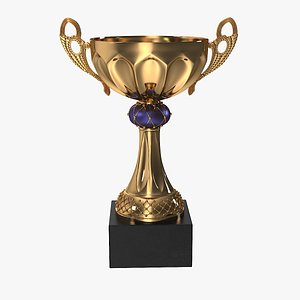 3D award cup model