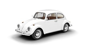 Volkswagen Beetle Type 1 1200 1965 3d model 3D model
