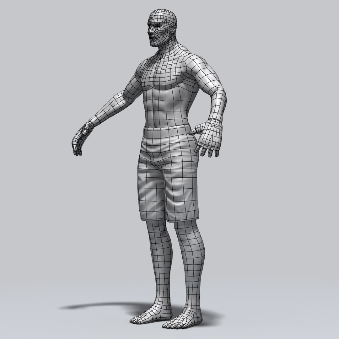 Mma Fighter 3d Obj