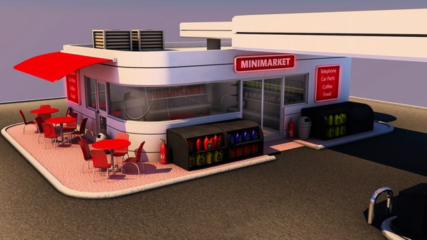 3D Minimarket Models | TurboSquid