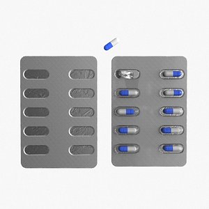 Pill Blister Pack 3D model