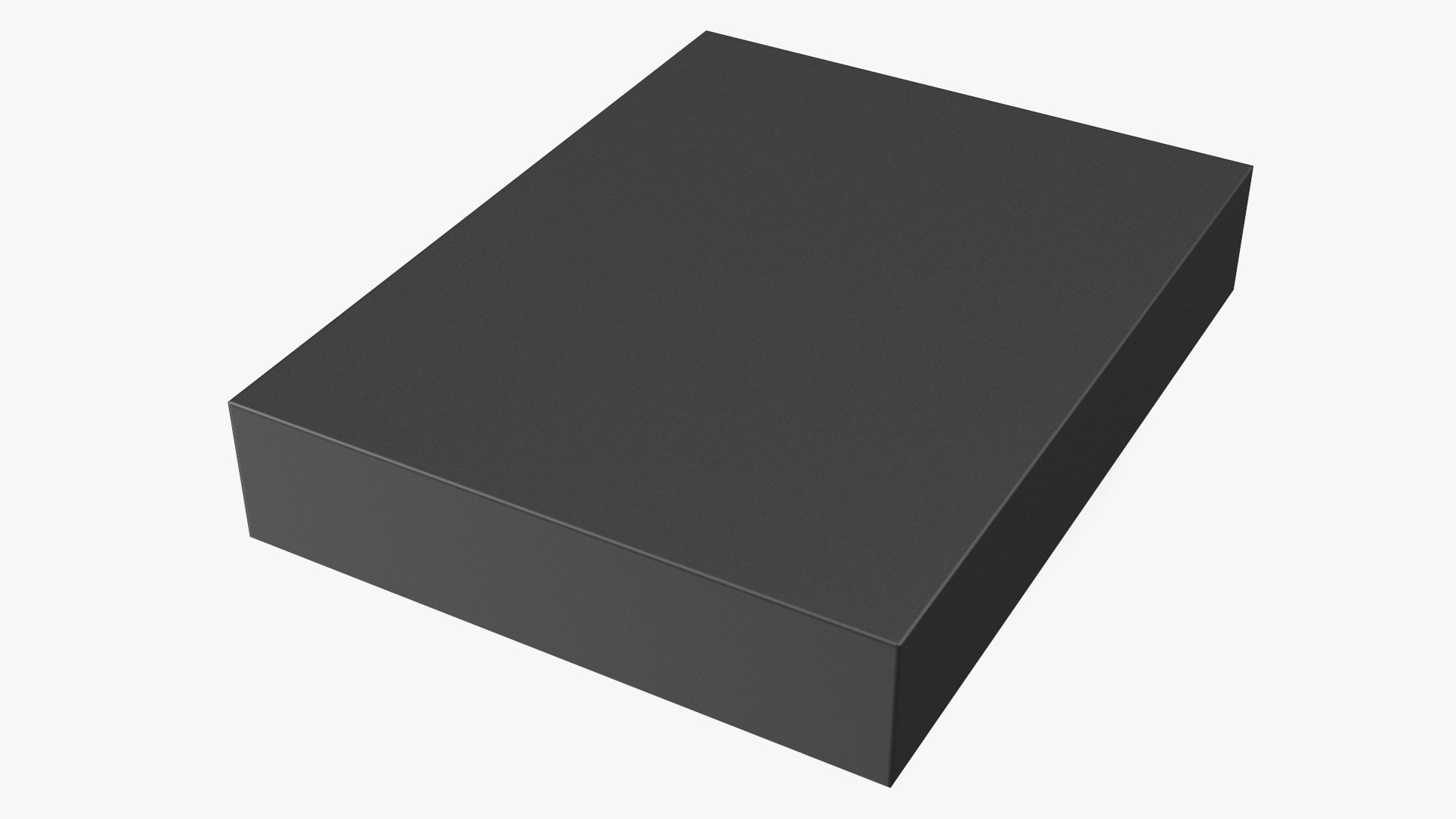 3D Flat Rectangular Box - TurboSquid 2212724