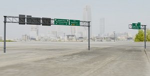 Two size FreeWay Highway OverHead Sign Structures Steel Bundle