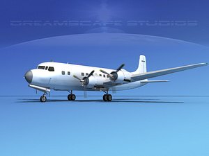 Douglas DC-6 Bare Metal