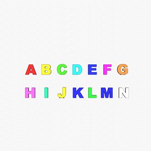 3D Alphabet lamp