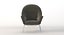 Sillón oculus fotorrealista Ch468 Carl Hansen &amp; Son por Hans J. Wegner