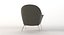 Sillón oculus fotorrealista Ch468 Carl Hansen &amp; Son por Hans J. Wegner