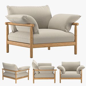 3D model TIBBO LOUNGE CHAIR XL