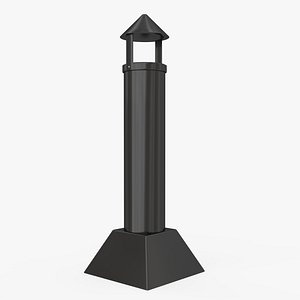 3D model Stainless Steel Chimney