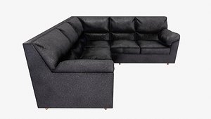 L Shape Leather Sofa