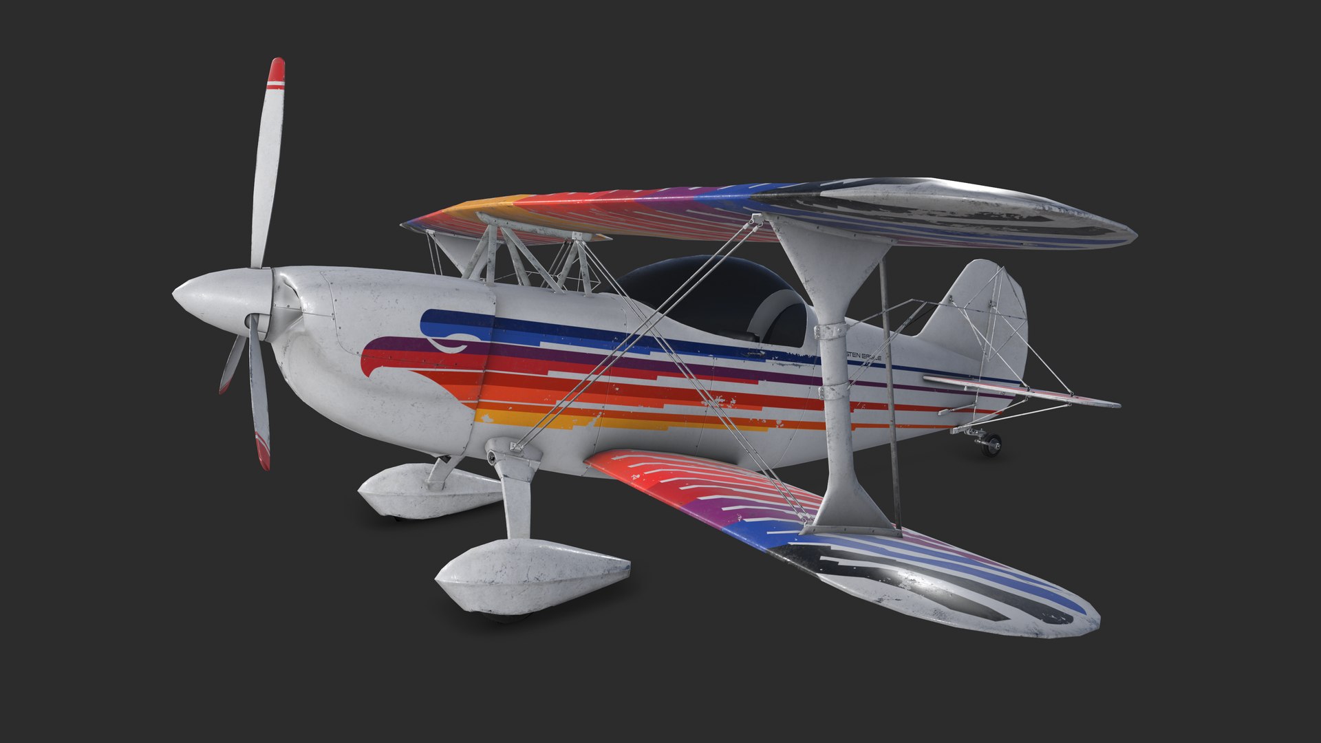 Christen Eagle アクロバットビプレーン スケールモデル 3D Christen Eagle Model - TurboSquid 1670921