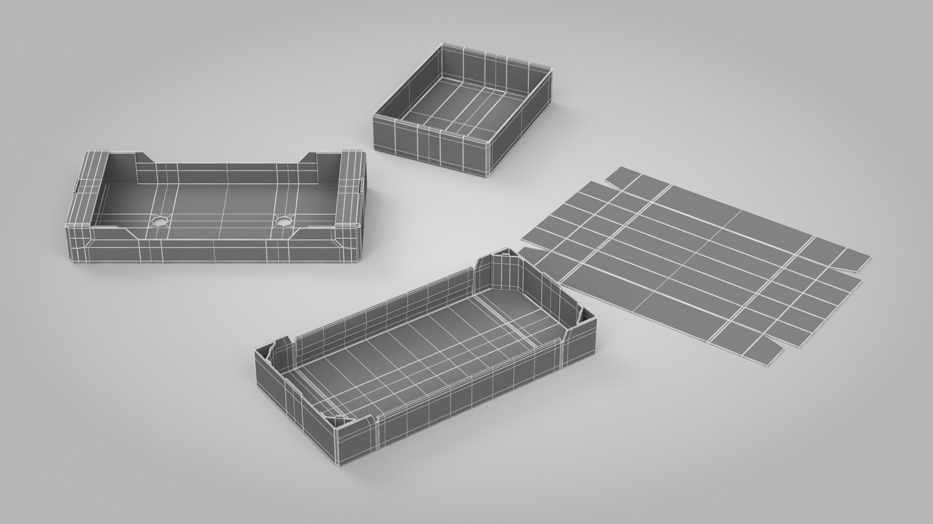 3D trays cardboard boxes model https://p.turbosquid.com/ts-thumb/5n/tLEPHT/kpGZzJkQ/0020/jpg/1570887036/1920x1080/fit_q87/b0fd10e37edebdf8f7684d421967a9598354c970/0020.jpg