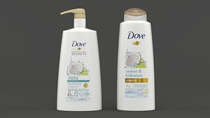 Dove Shampoo 3D model