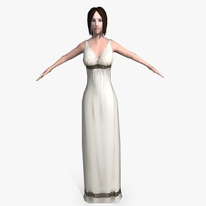 3d ancient roman woman