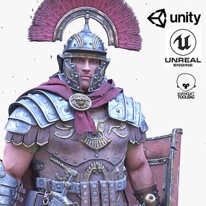 3D Roman Centurion Unreal Unity