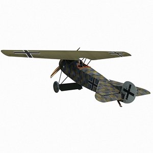 3D model Fokker D VIII