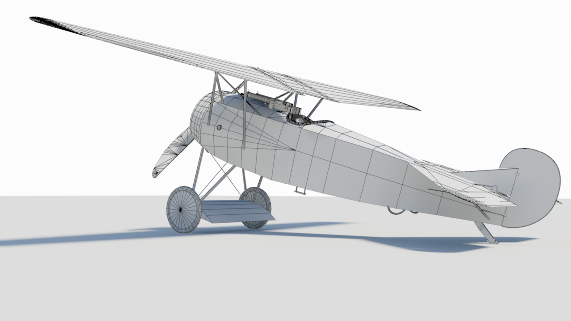 Fokker D VIII 3DModell TurboSquid 1786153