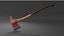 Fire Axe Game Ready PBR Asset Low Poly High Poly Texture 4K