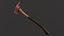 Fire Axe Game Ready PBR Asset Low Poly High Poly Texture 4K