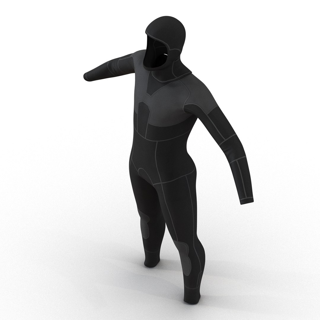 dive wetsuit 2 c4d