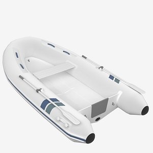 RHIB 3D model