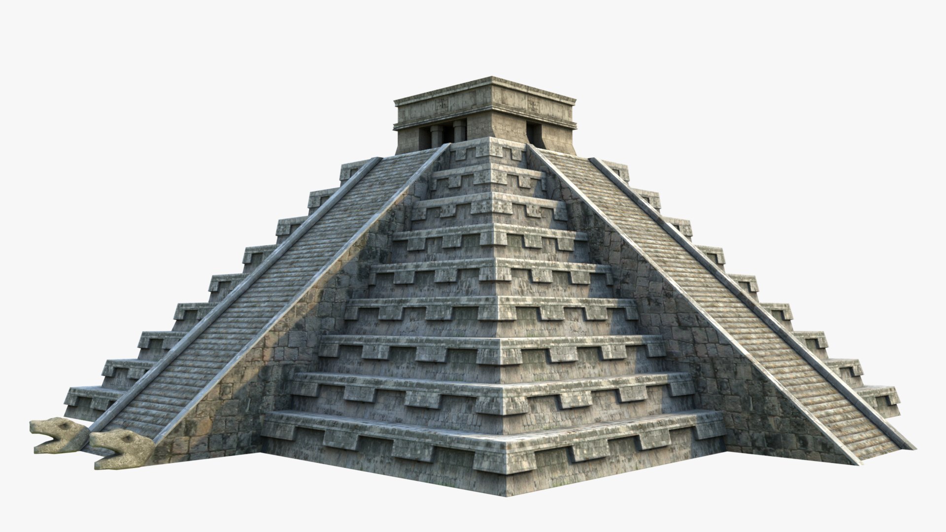 3D Chichen Itza Pyramid - TurboSquid 1377864