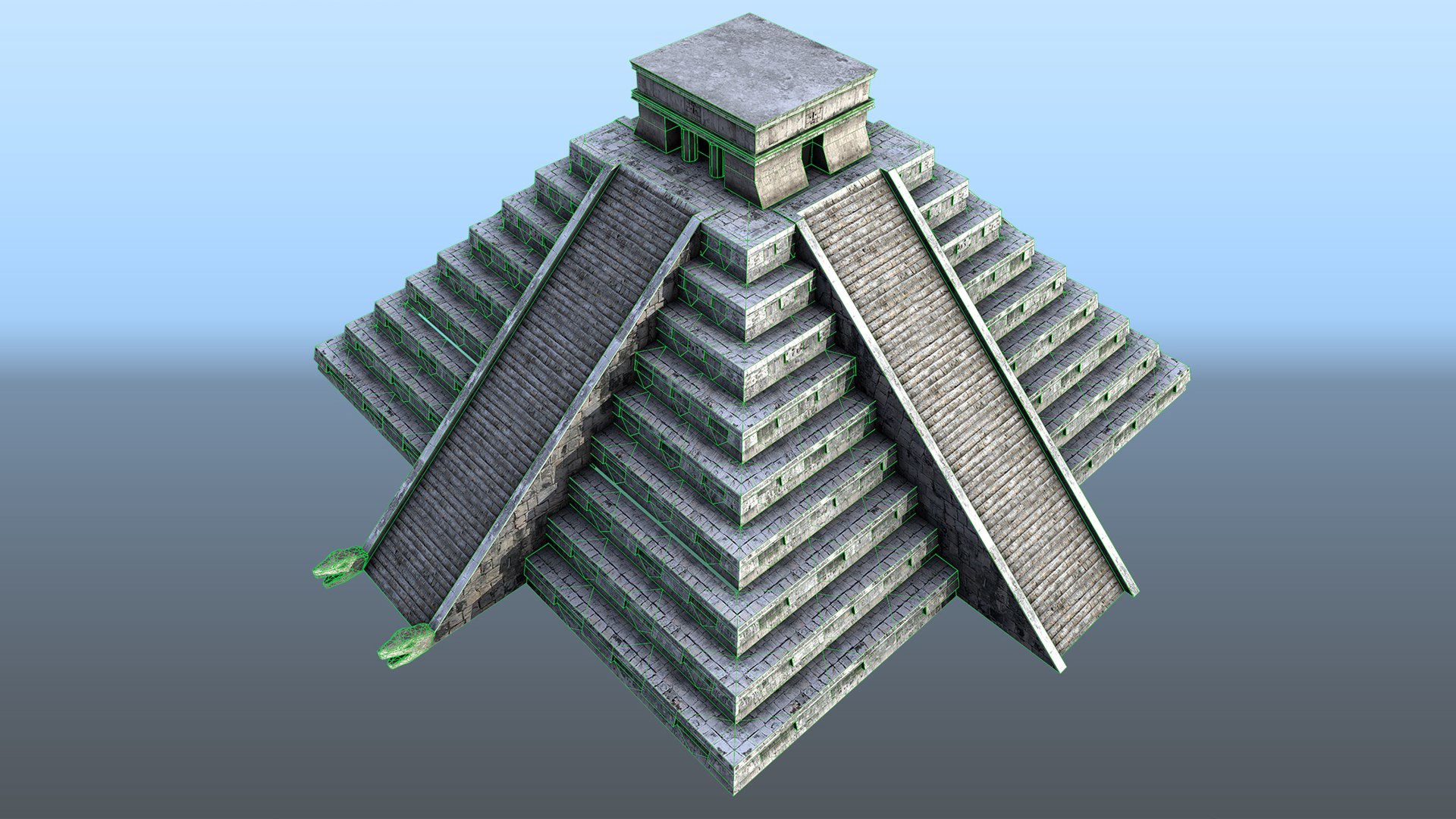 3D Chichen Itza Pyramid - TurboSquid 1377864