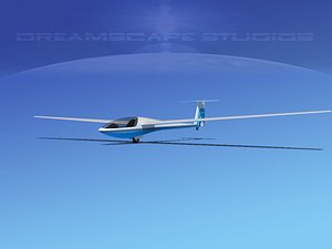 3d aircraft dg-400 model