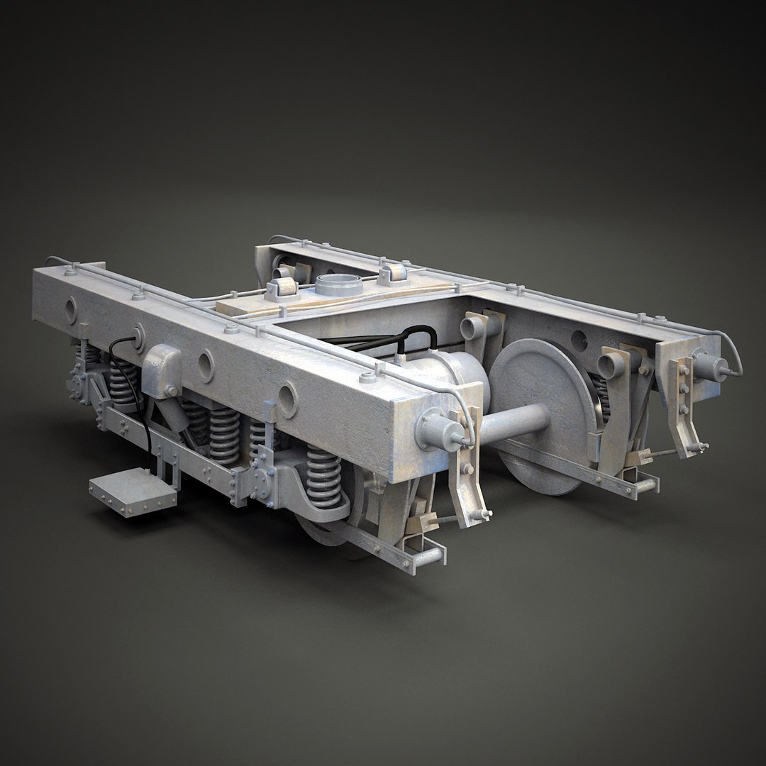 3ds Max Train Chassis