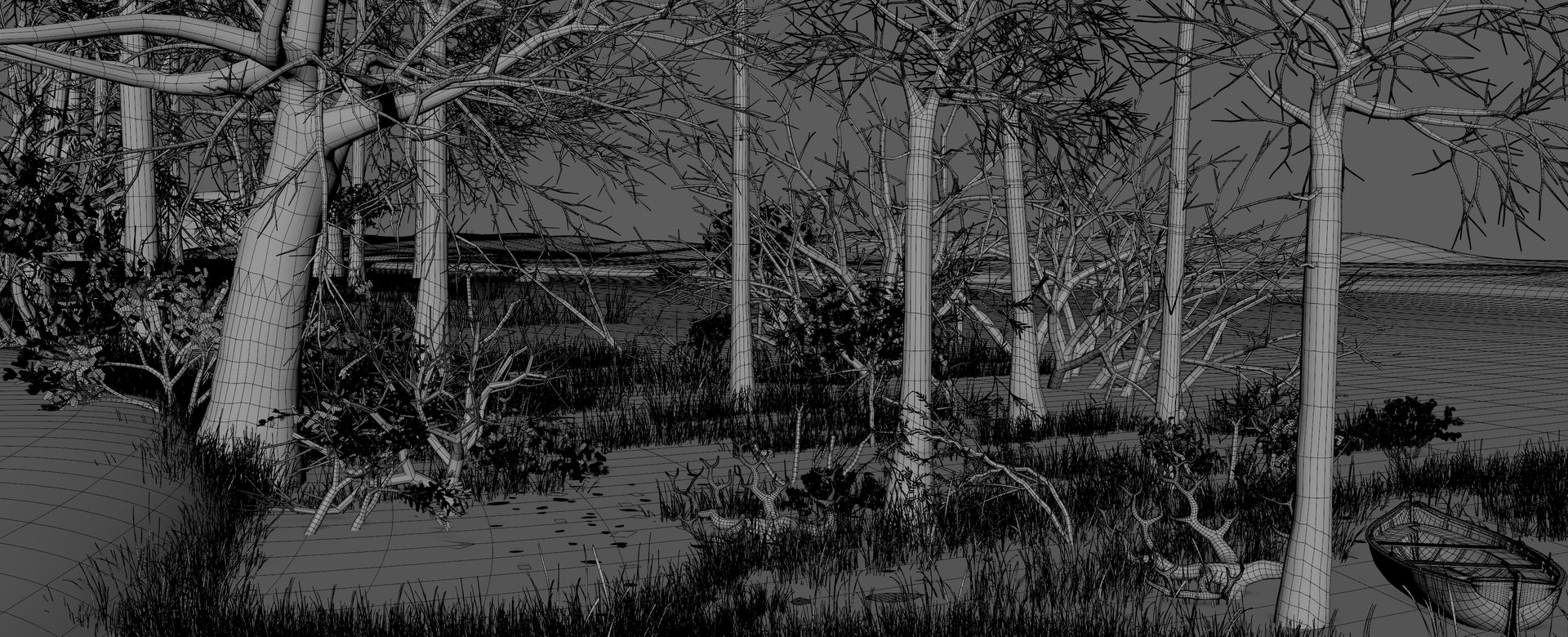 Swamp Landscape 3D - TurboSquid 1347154