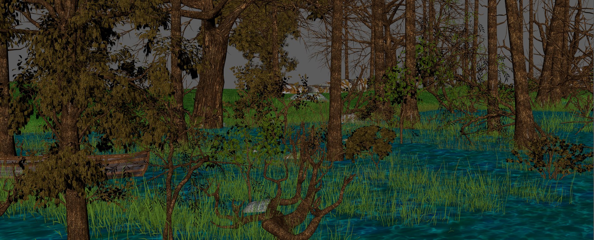Swamp Landscape 3D - TurboSquid 1347154