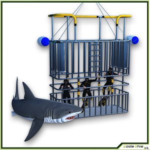 3d scuba cage