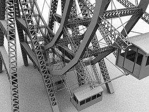 3d model ferris wheel