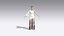 One Shoulder Dress Long slevee Scallop Modern Look