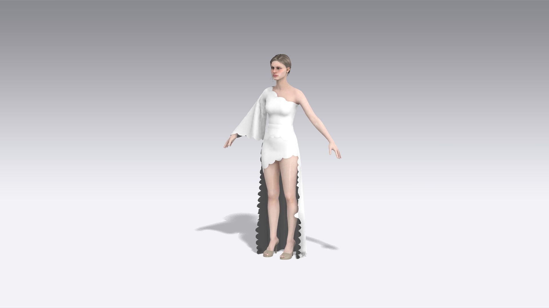 One Shoulder Dress Long slevee Scallop Modern Look 3D model https://p.turbosquid.com/ts-thumb/5o/RGCZsY/F8/clouddressp3/png/1790885719/1920x1080/fit_q87/8365309b2d90304f1c740c1ea1c88cef23889a36/clouddressp3.jpg