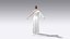One Shoulder Dress Long slevee Scallop Modern Look
