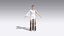 One Shoulder Dress Long slevee Scallop Modern Look