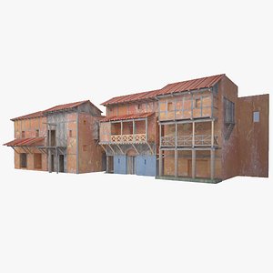 3d roman buildings model