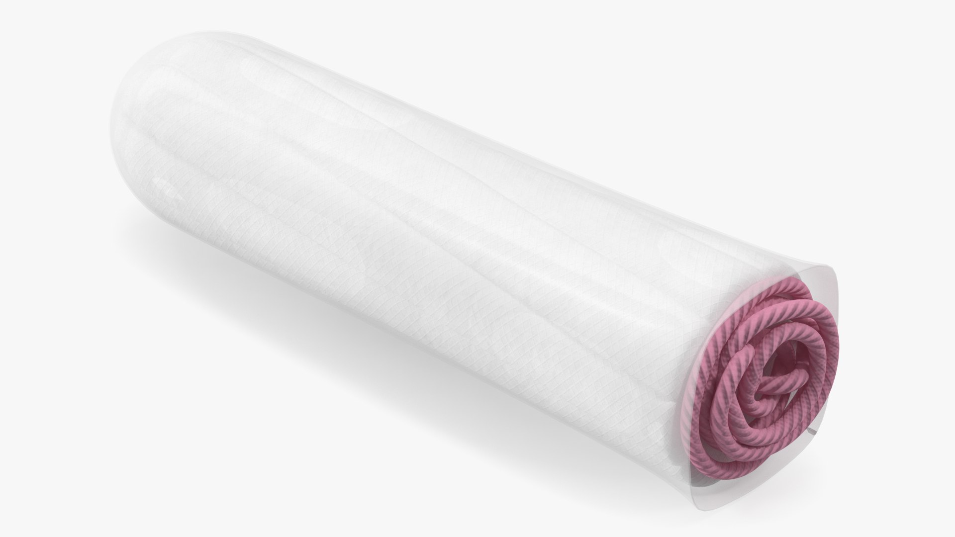 Packed Menstrual Tampon 3D model preview
